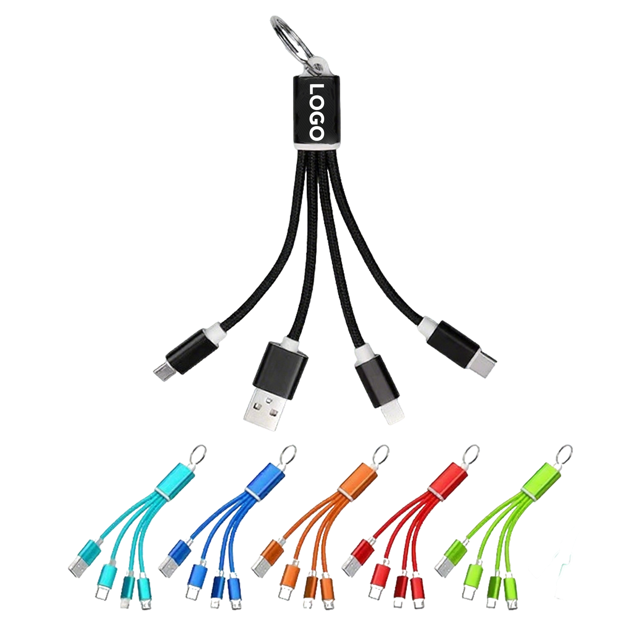 Multi USB Charging Keychain 2