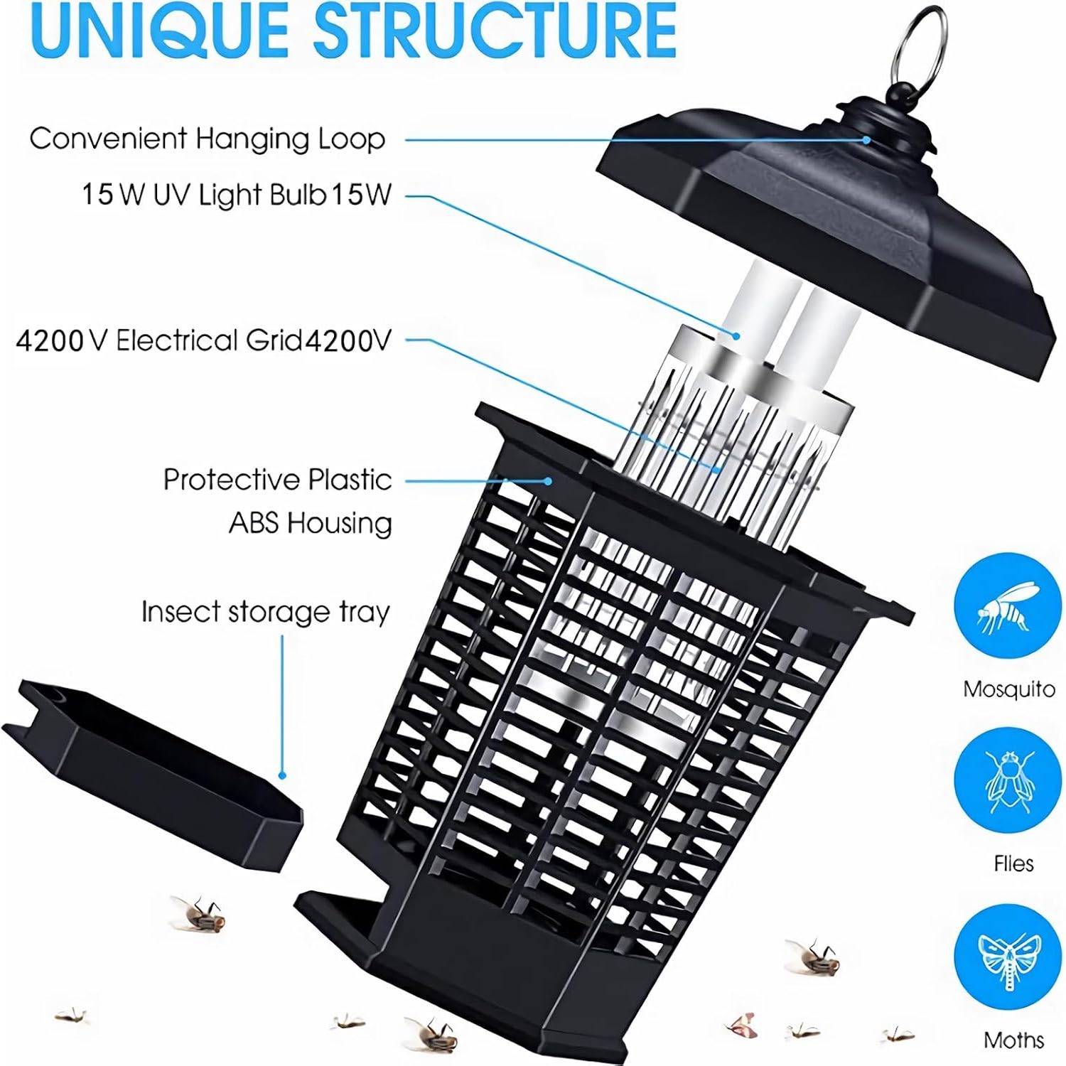 Outdoor Electric Bug Zapper Light 7