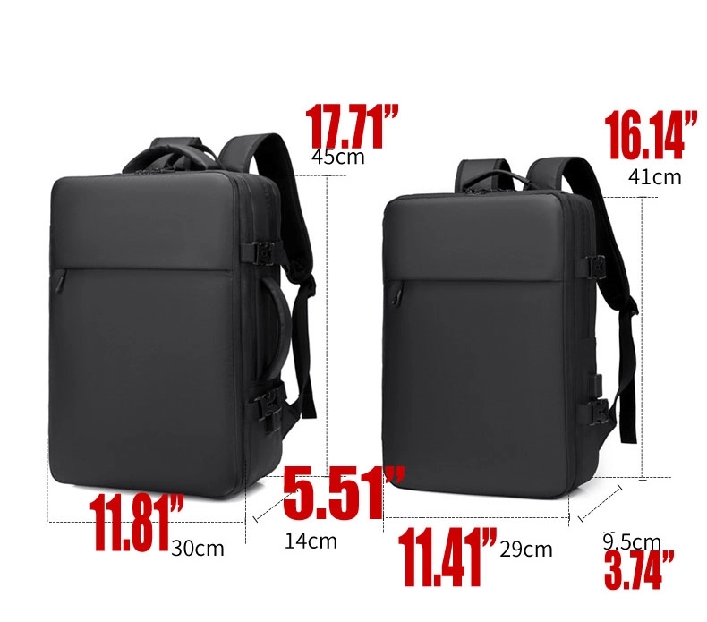 Customized Expansion Film Laptop Bags with USB 24