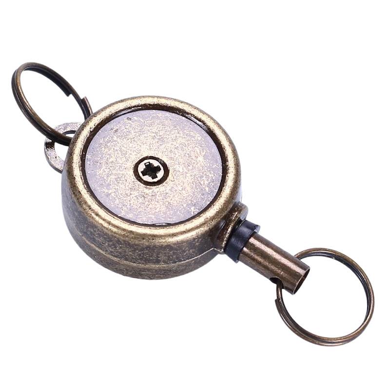 Stainless Steel Retractable Round Badge Reel 4
