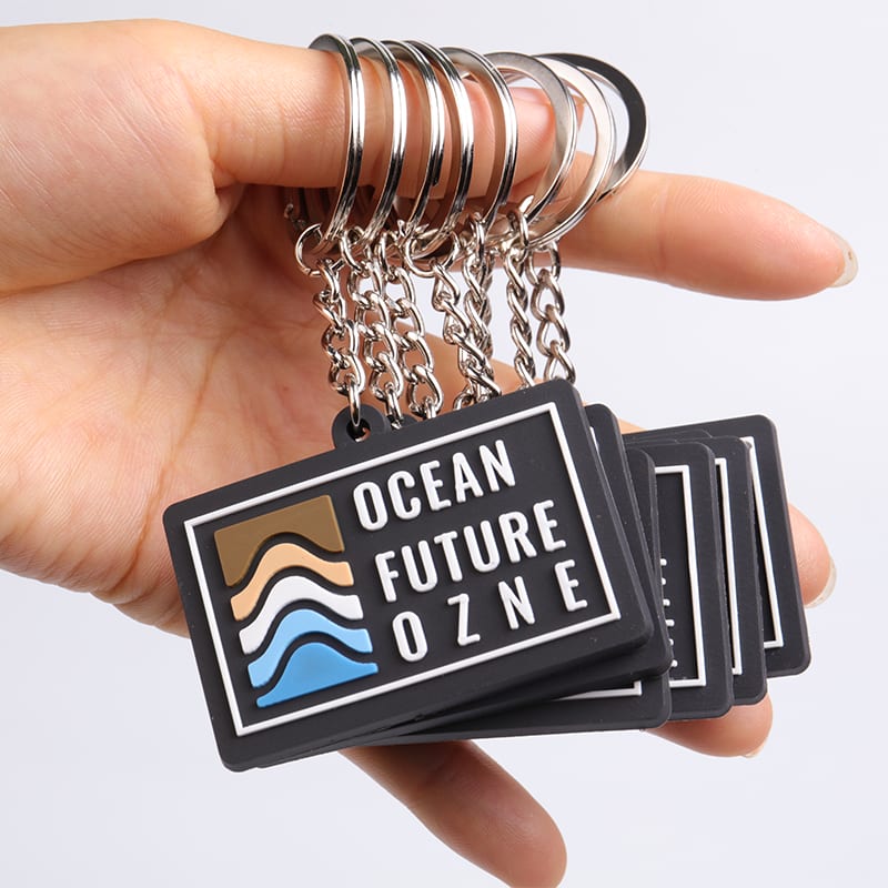 Custom Shaped PVC Keychains 38