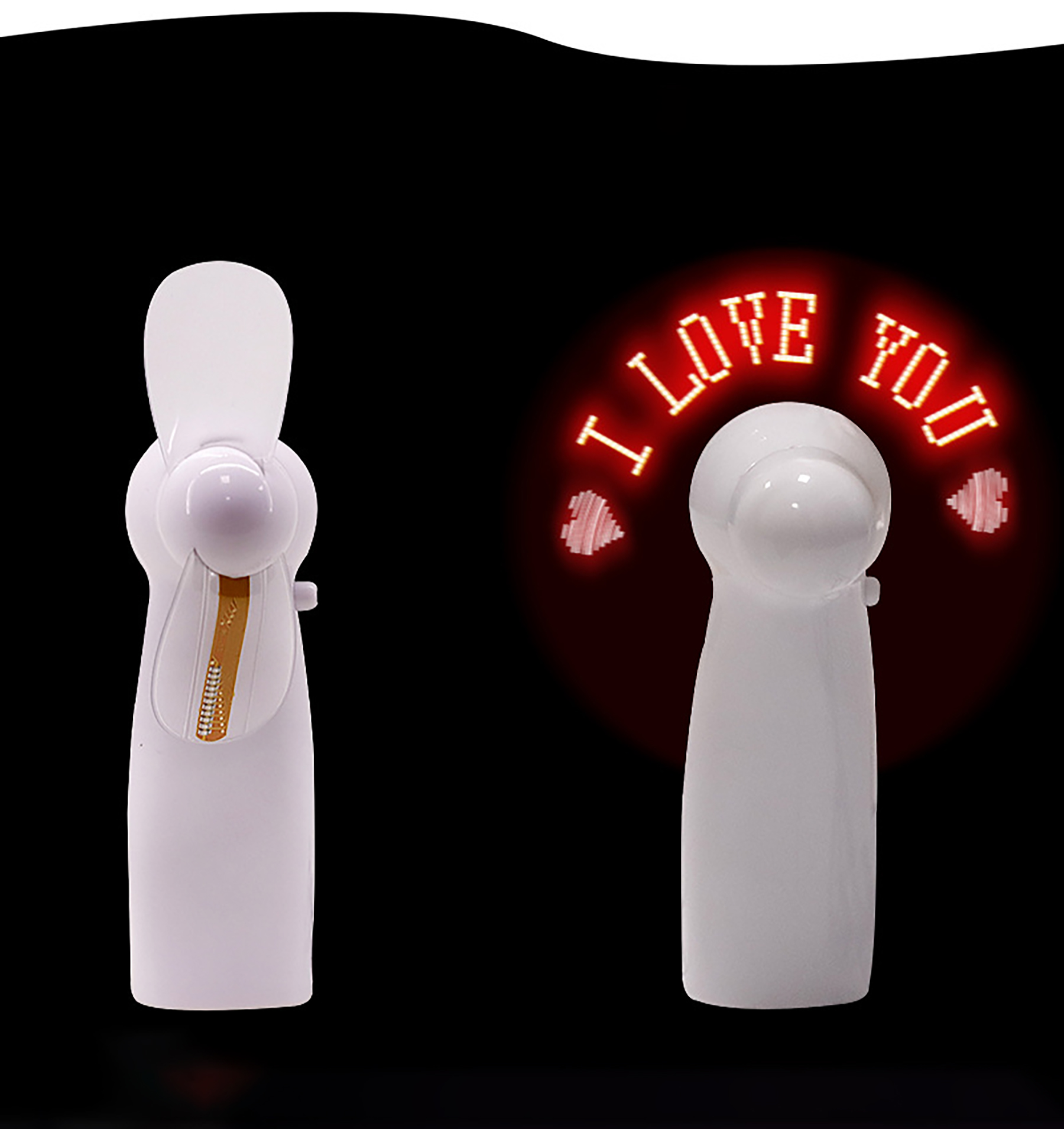 Portable Programmable LED Handheld Fan 3