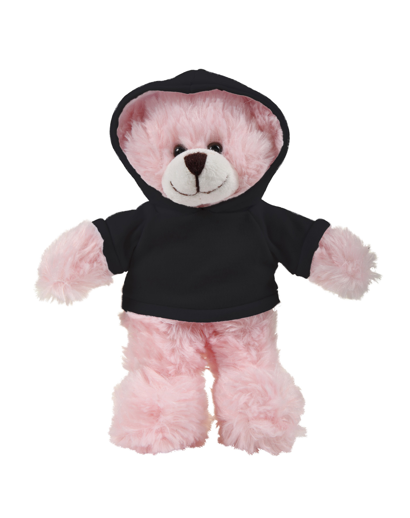 soft plush Pink Bear with hoodie 1