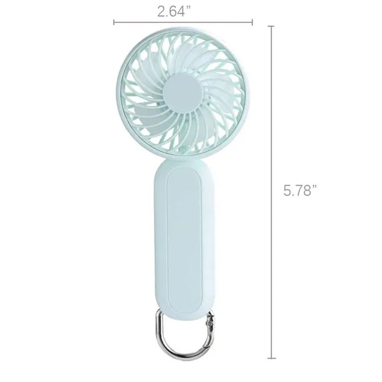 Mini Handheld Fan with 3-Speed Settings (USB Rechargeable) 3