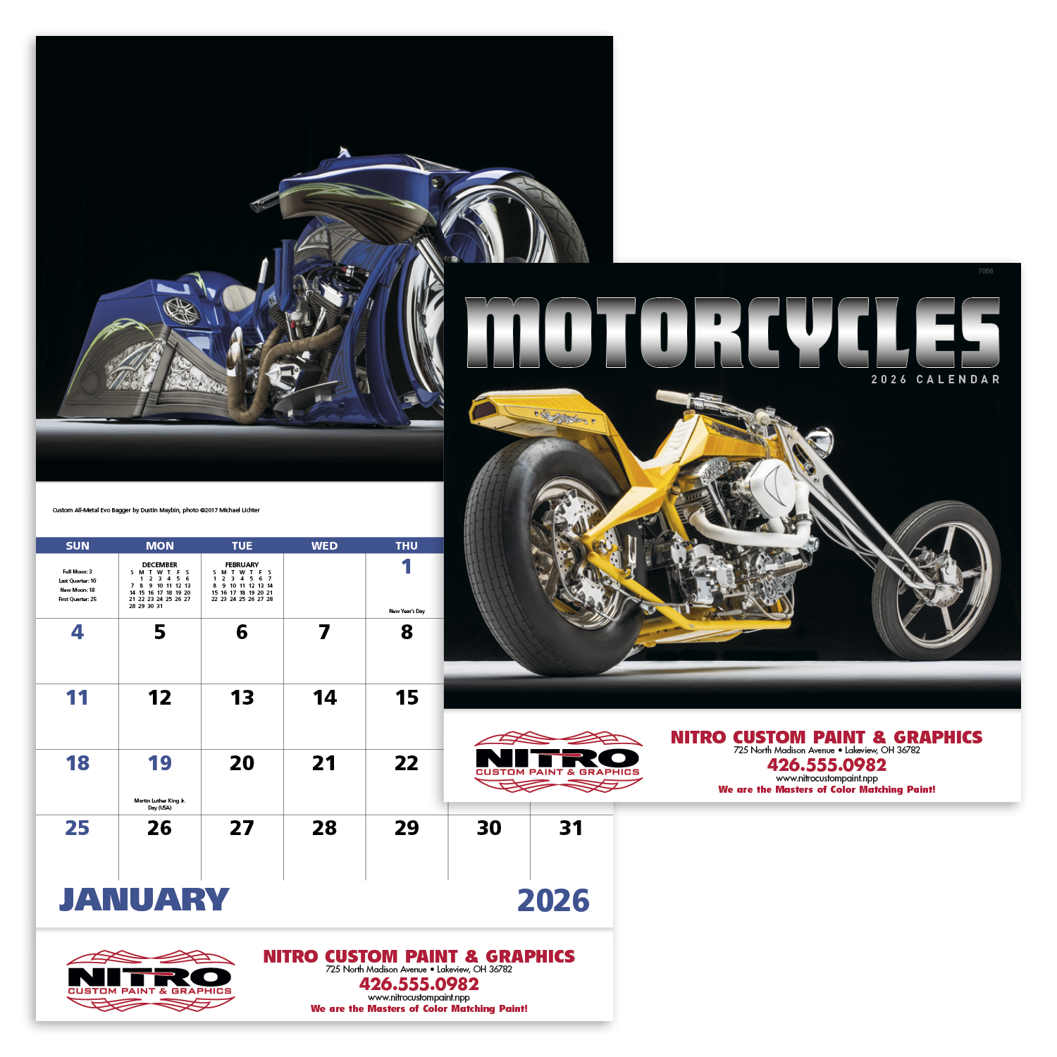 Good Value™ Motorcycles - Stapled Calendar 9