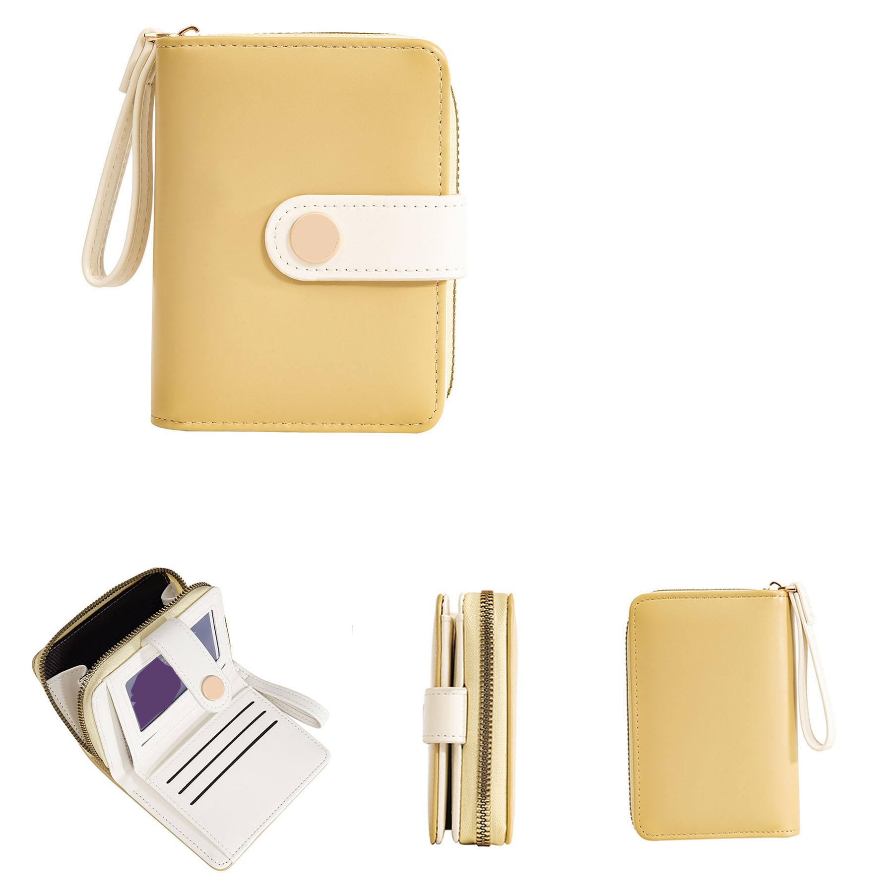 Color-coded Button Wallet 3