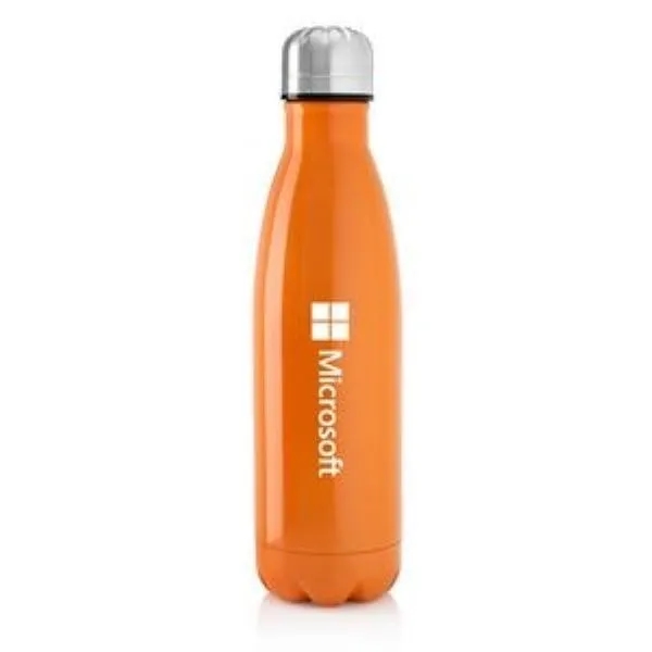17 oz. Travel Stainless Steel Vacuum Insulated Thermos Bottl, custom water bottle with logo imprint 4