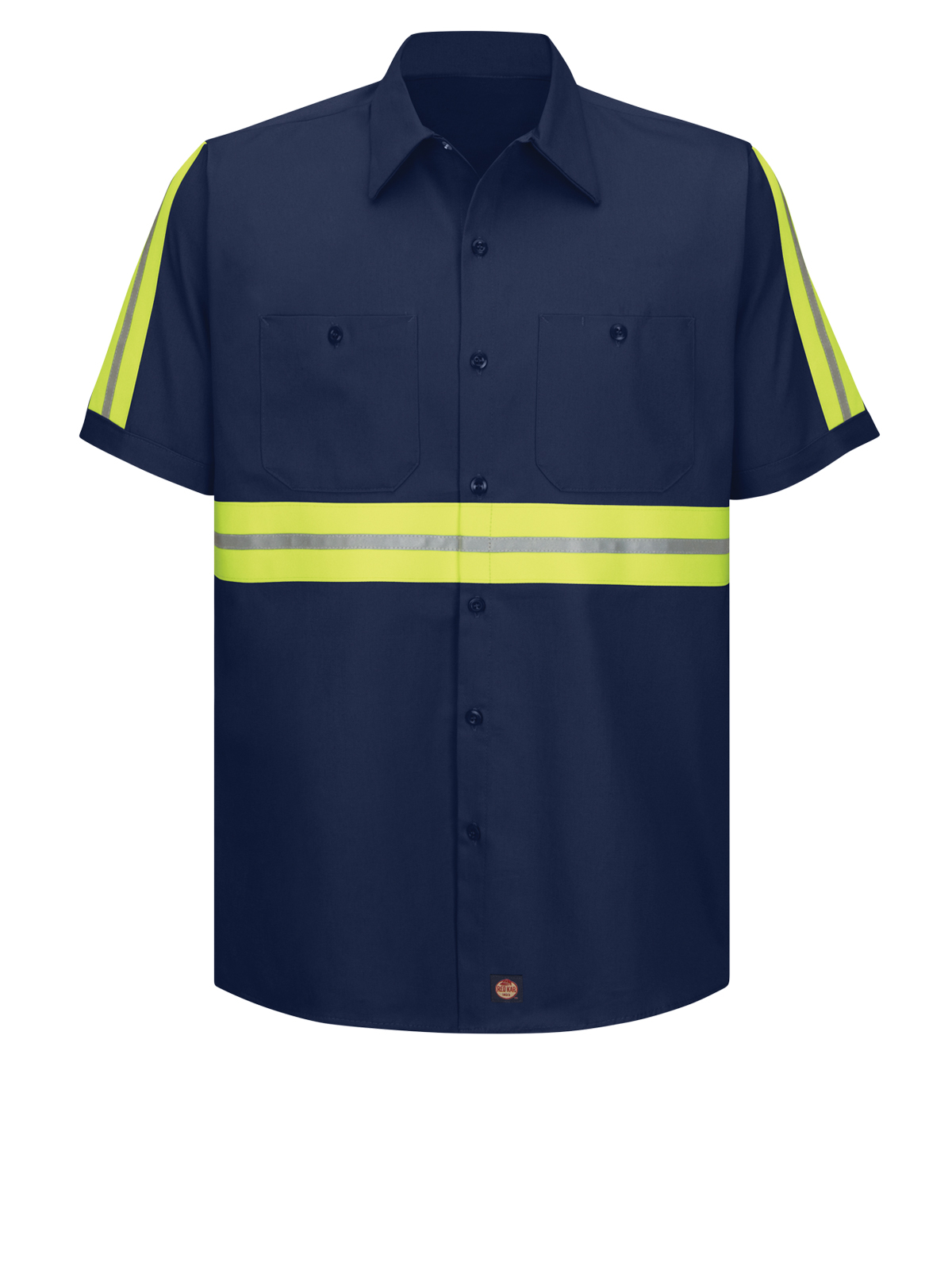 Red Kap Shirts -  Men's Short Sleeve Wrinkle-Resistant Cotton Work Shirt 9