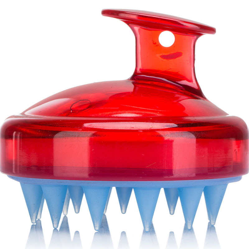 Original Soft Silicone Hair Shampoo Brush Head Tourmaline Contained 3