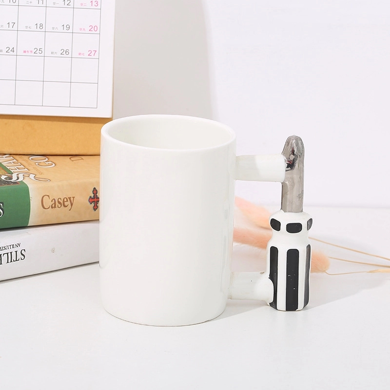 Custom 17 oz Tool Shaped Ceramic Mug 5