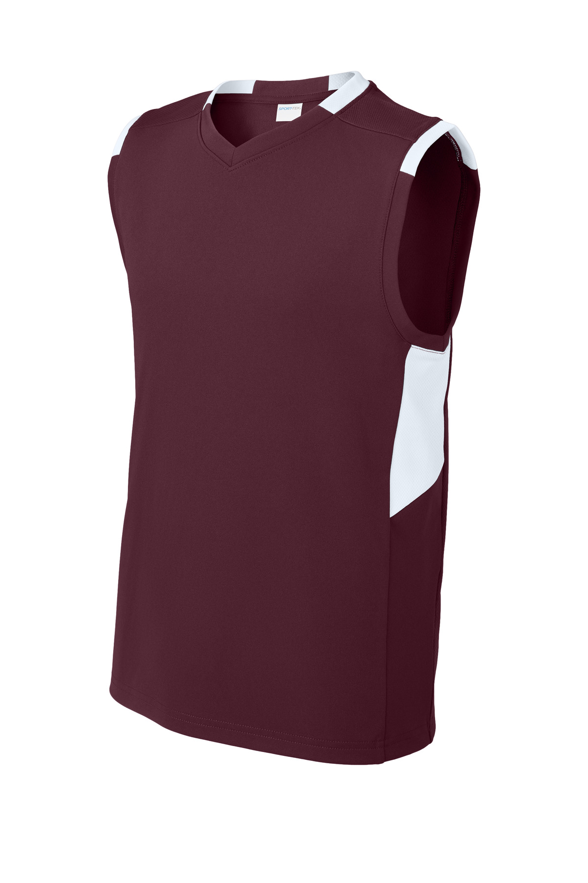 Sport-Tek Youth Club Sleeveless V-Neck YST441 4