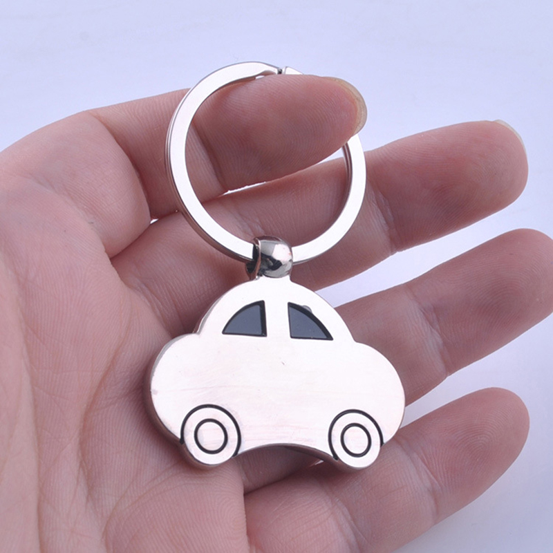 Creative Car Shape Metal Key Pendant 3