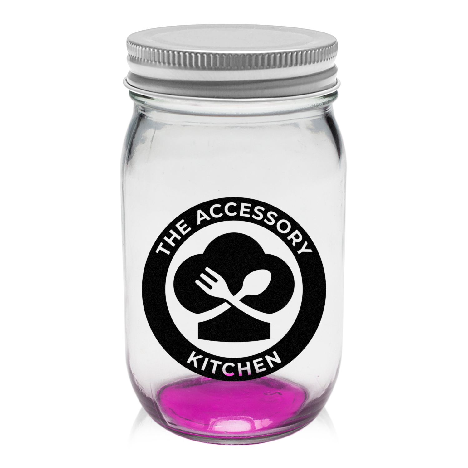 16 oz. Mason Jar Storage Container (1 Color Imprint) 4