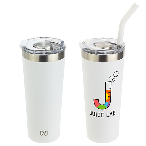 NAYAD® Trouper 22 oz Stainless Double-wall Vacuum Insulated Tumbler with Straw 30
