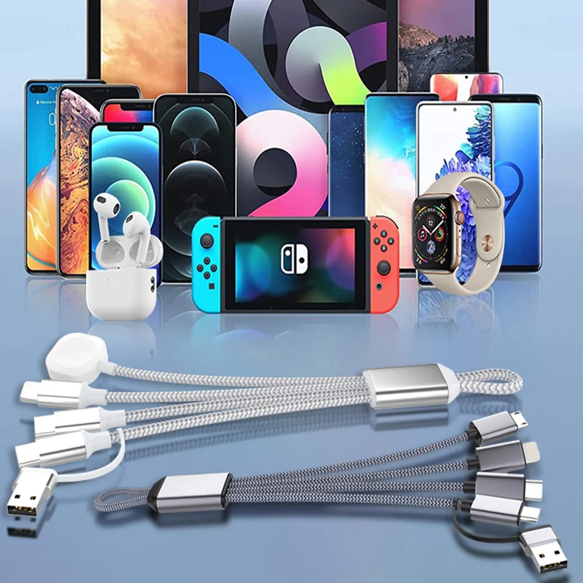 5 In 1 Fast Charge Cable With Watch Charger 4