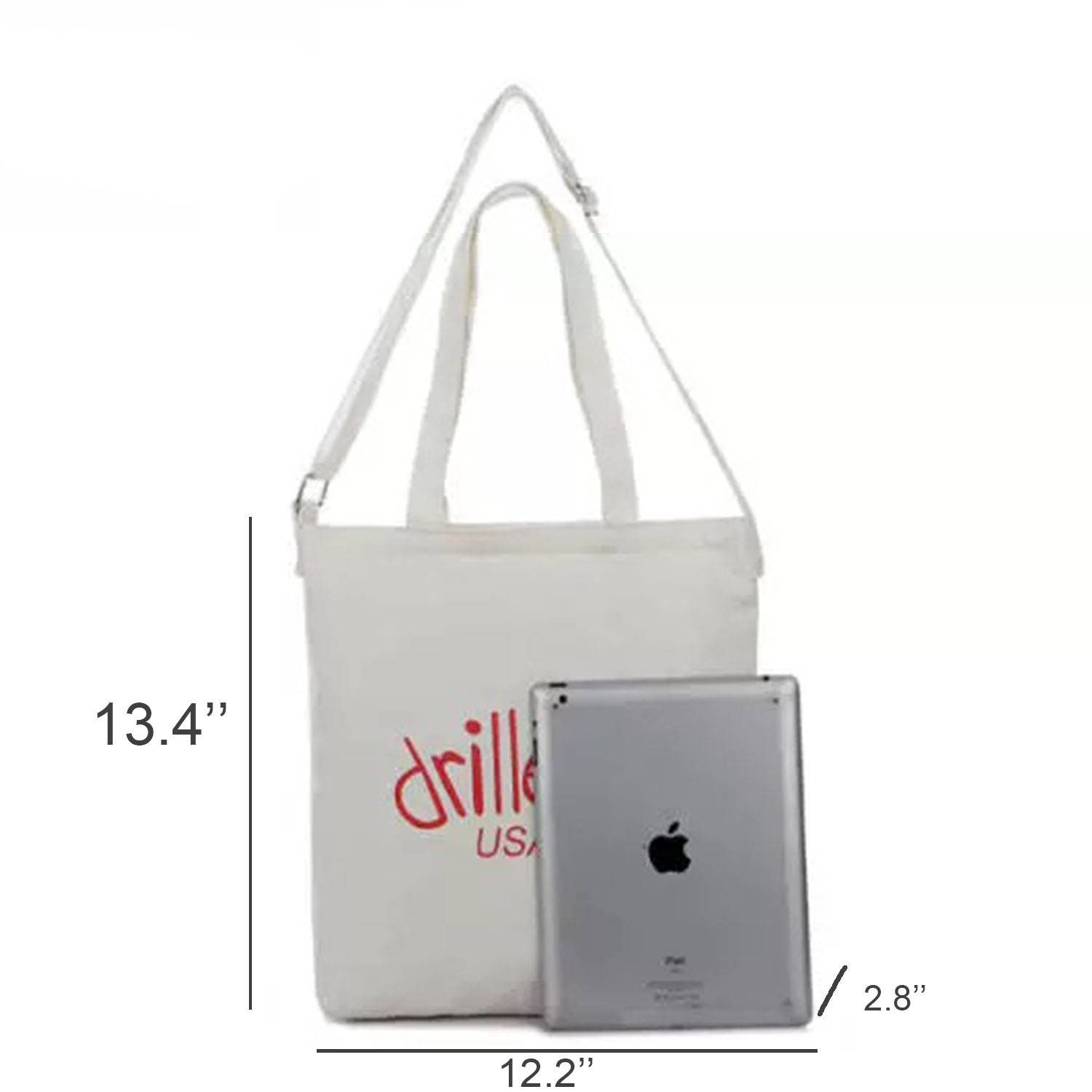 Canvas Tote Bag Handbag, custom tote bag with logo imprint 3