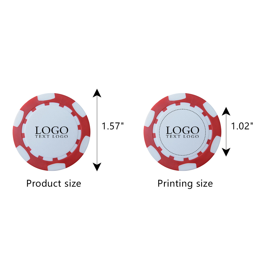 Custom Plastic Poker Chip 12