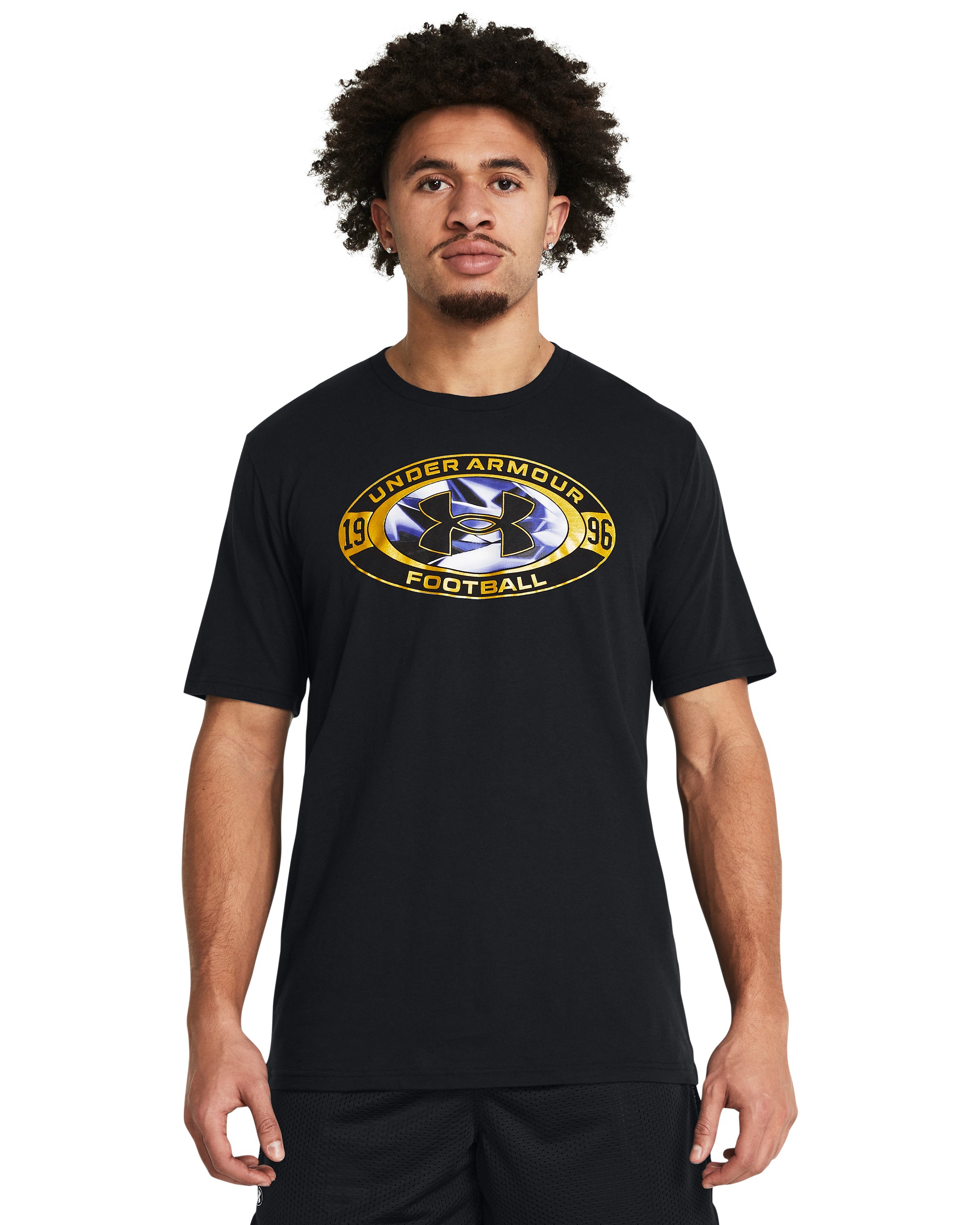 Men's UA Iced Out Football Short Sleeve 2