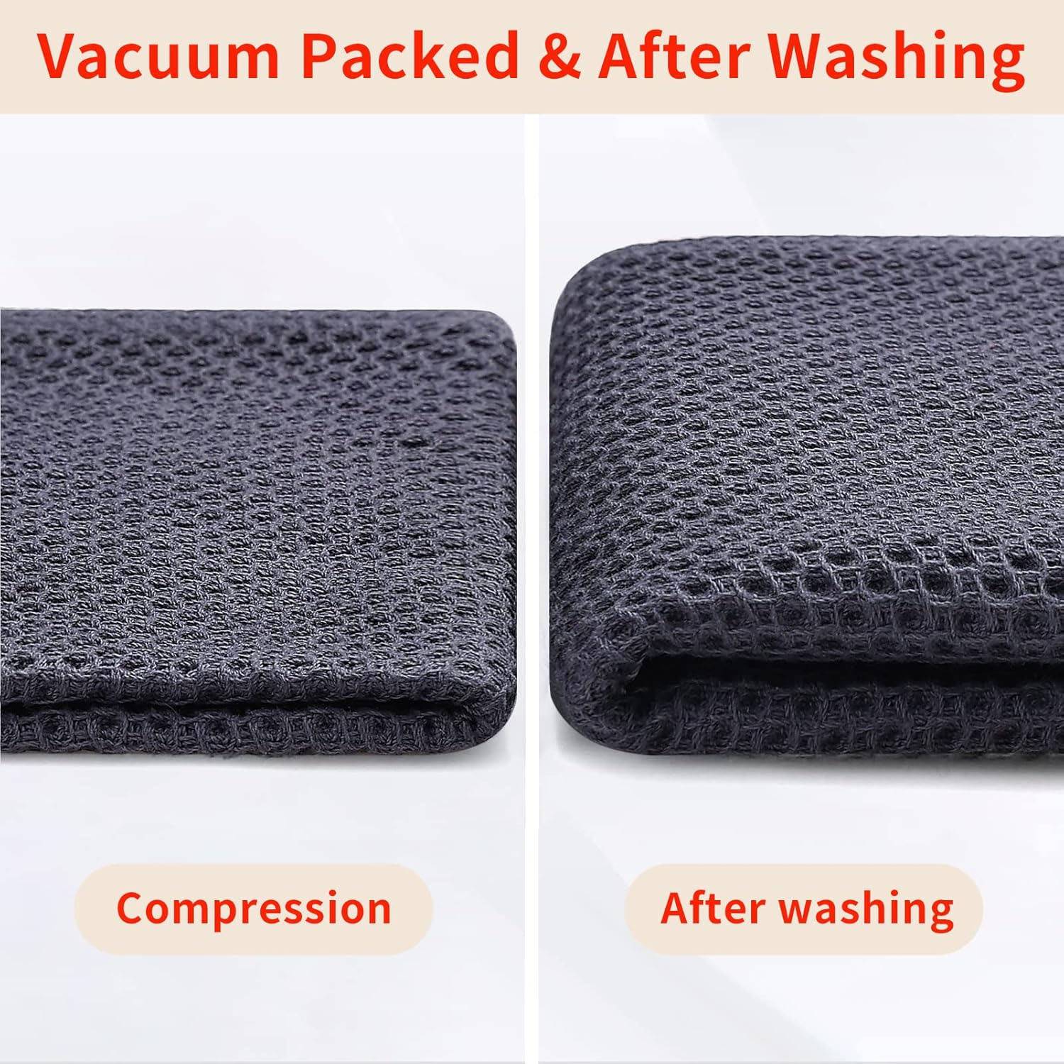 100% Cotton Waffle Weave Kitchen Dish Cloths 5