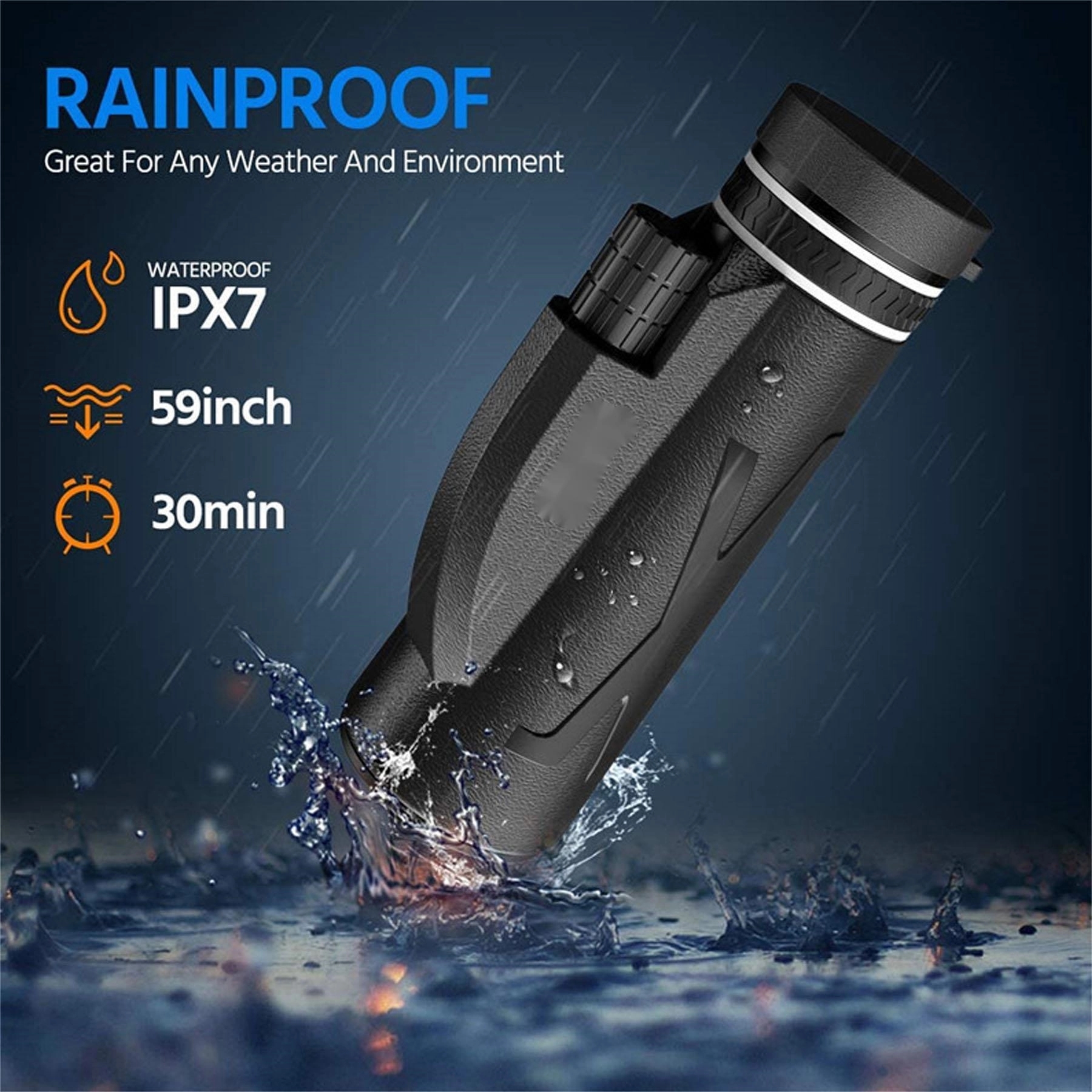 80X100 Outdoor Monocular Night Vision Telescope 2