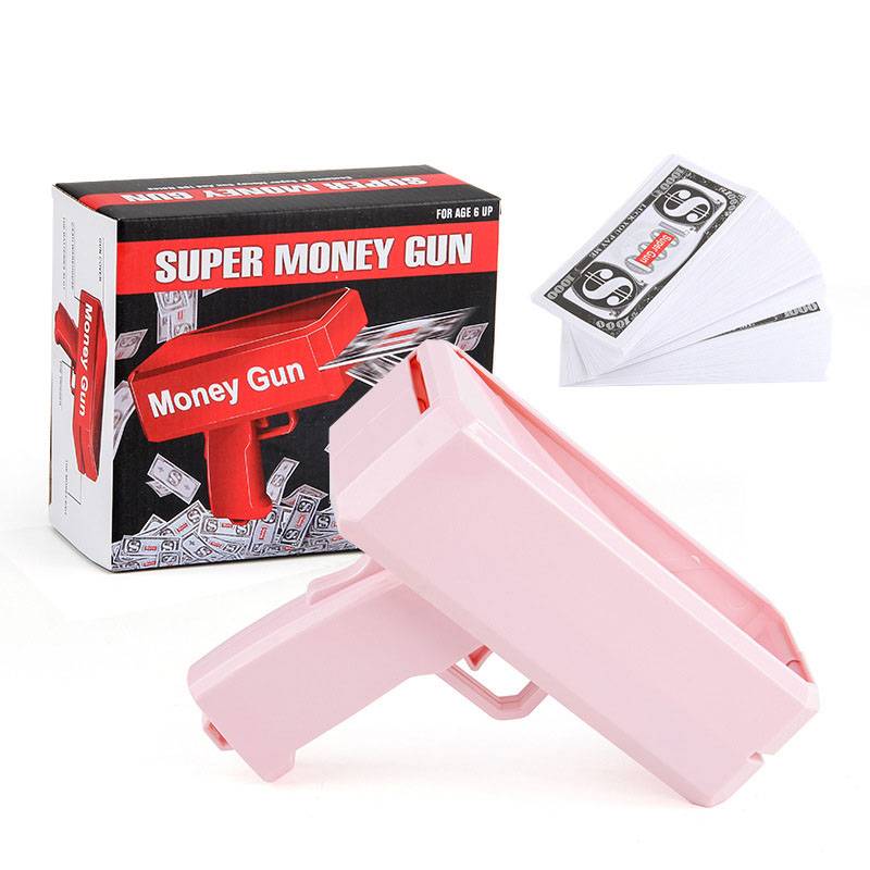 Electric Money Spray Gun Toy 6