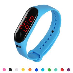 Elegant Electronic Watch With Digital Display Adjustable Band 19