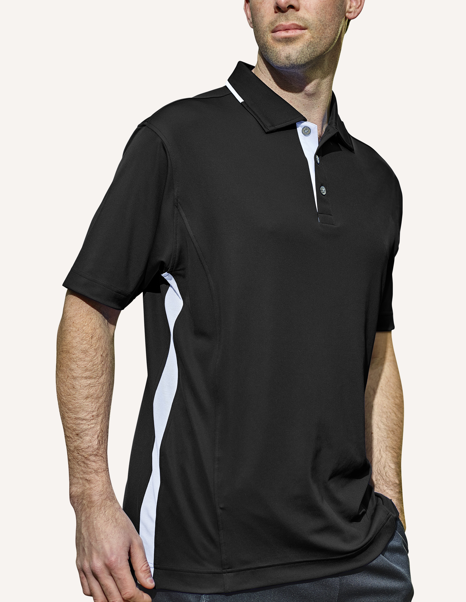 Men's Vanguard Hybrid Interlock Knit Polo Shirt 5