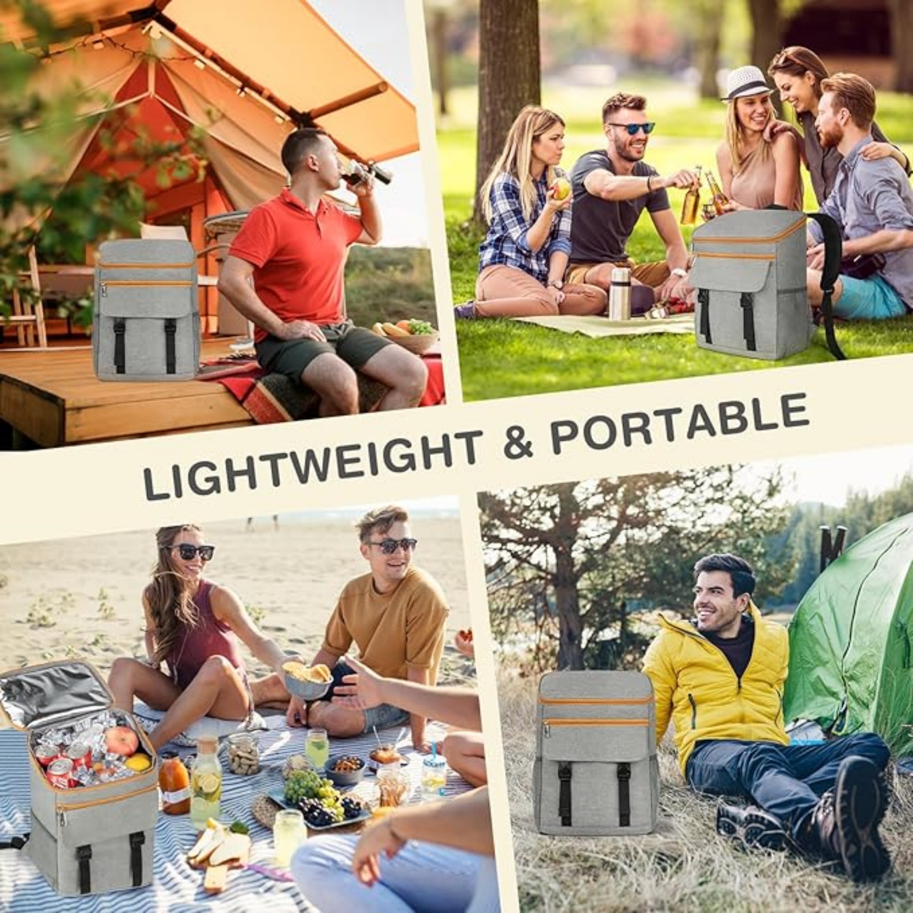30 Cans Insulated Backpack Cooler 5