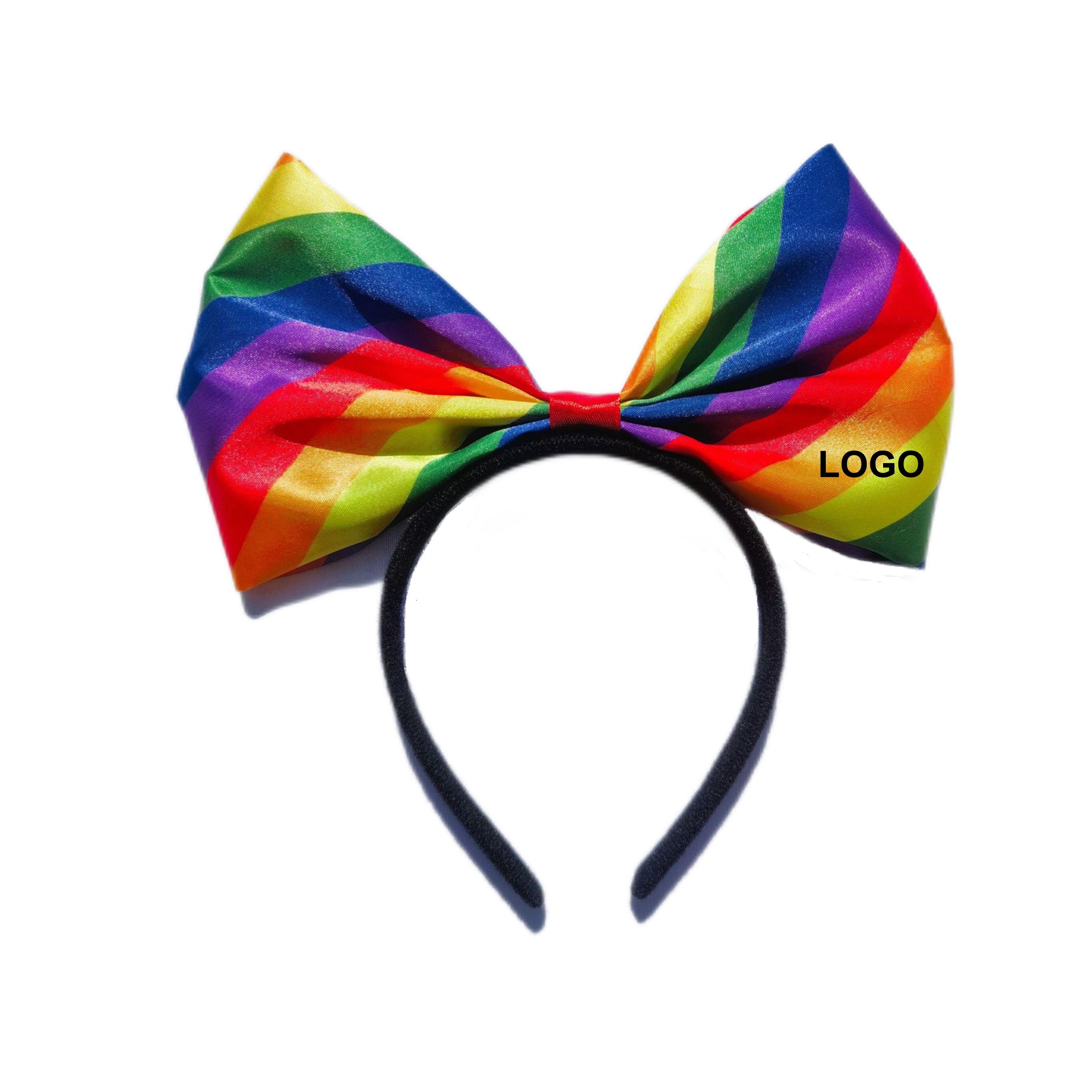 Rainbow Bowknot Headband (direct import) 1