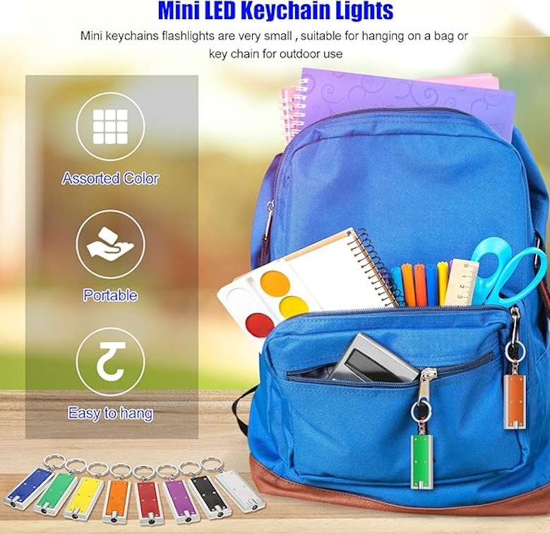 Metal Key Chains With LED 9