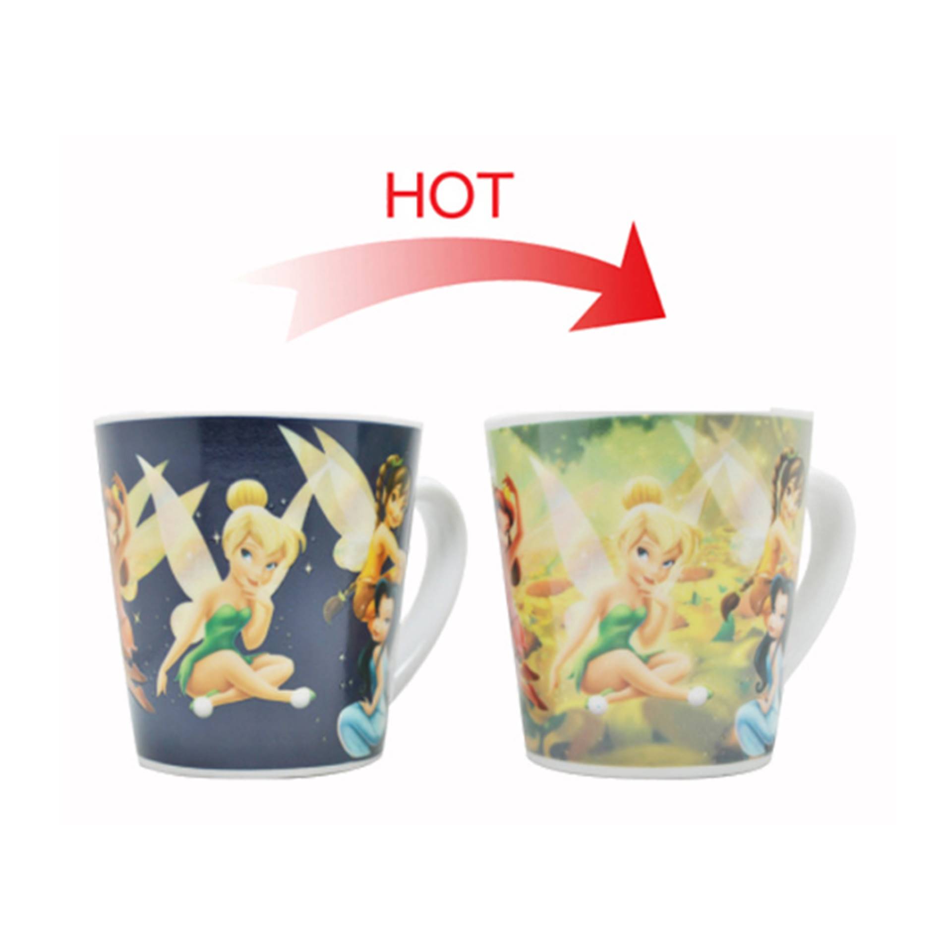 12 Oz. V Shape Heat Color Changing Ceramic Mug 2