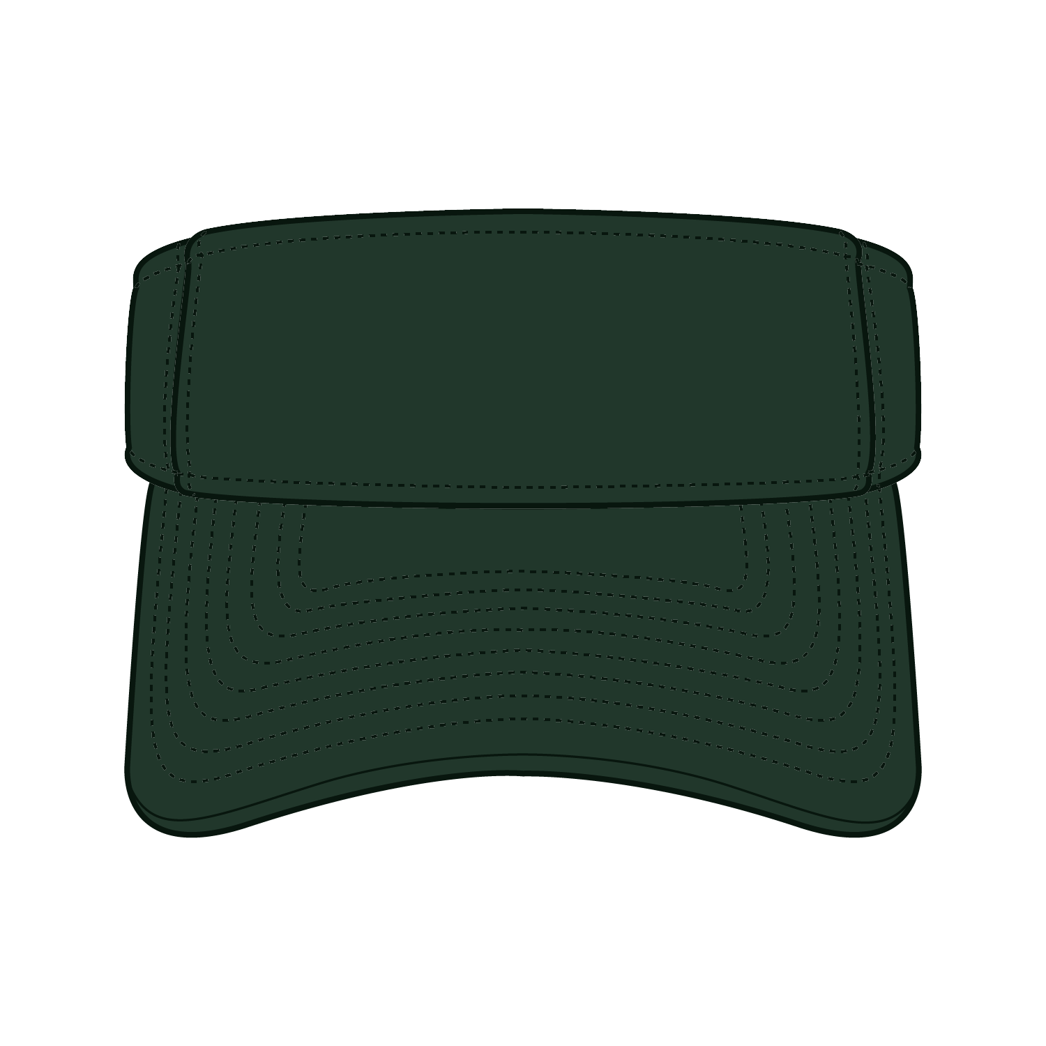 OTTO CAP® OTTO FLEX® Fitted Sun Visor 4