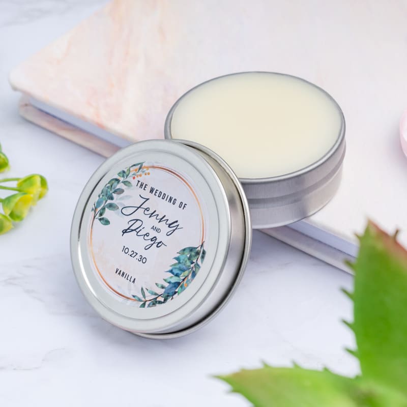 Custom Natural Lip Balm Tins 1