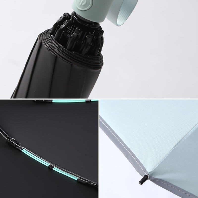 10 Ribs Automatically Open and Close Folding Inverted Umbrella 3
