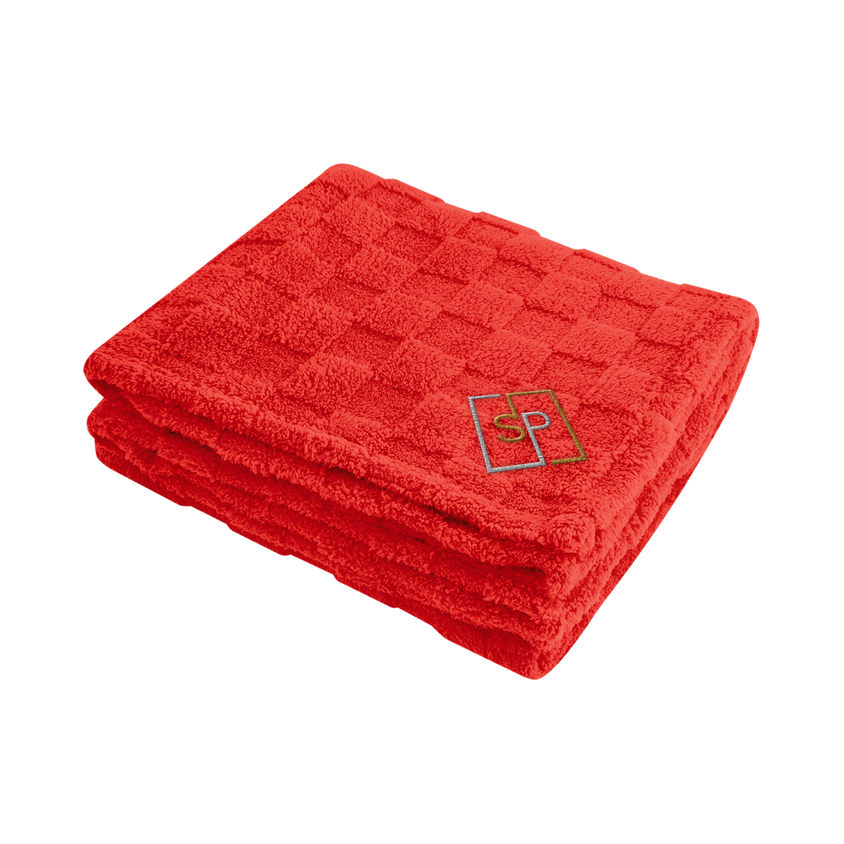 rPET Checkered Sherpa Blanket 24