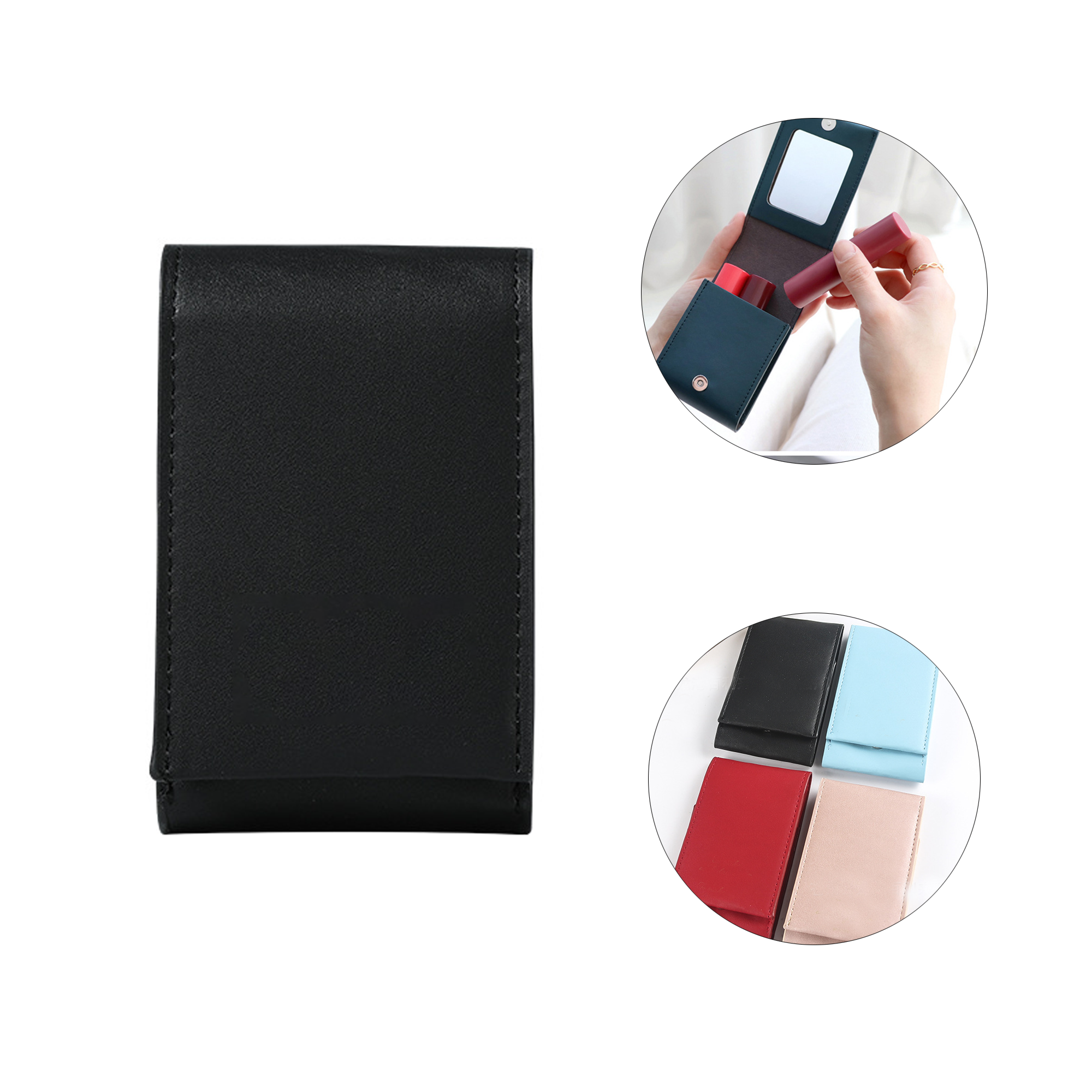 Portable Lipstick Case With Mirror 3