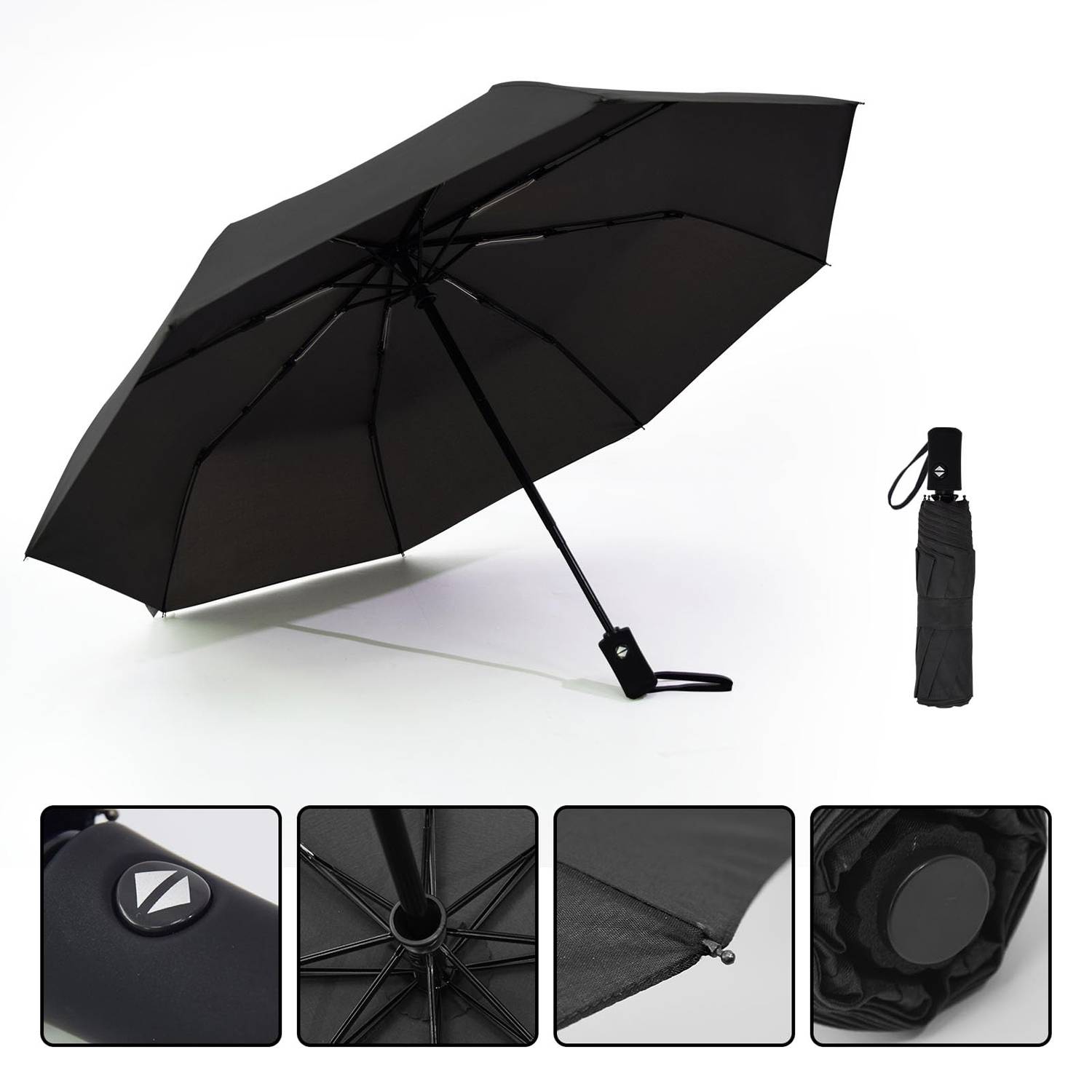 Compact Auto Windproof Travel Umbrella 7