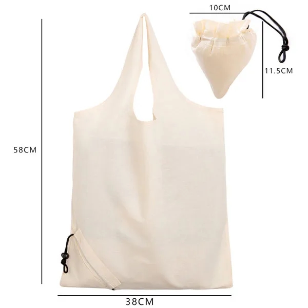Foldable Cotton Tote Bags, custom tote bag with logo imprint 4