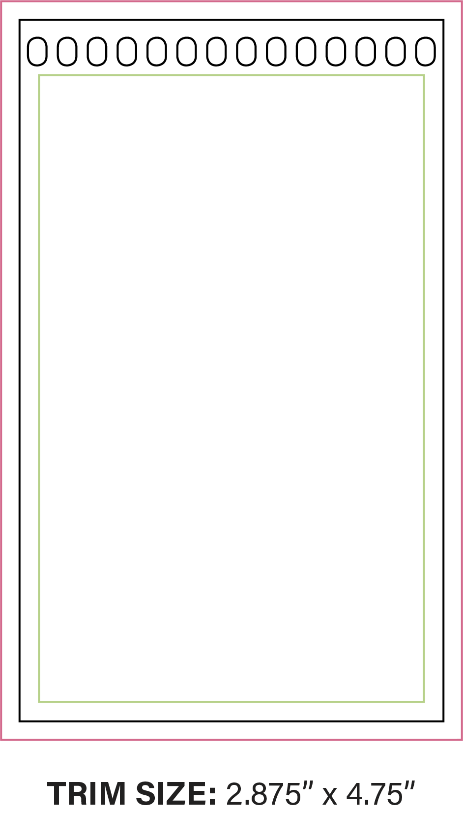 Spiral Bound Pocket Notebook 2.875x4.75 - 50 Sheets 9