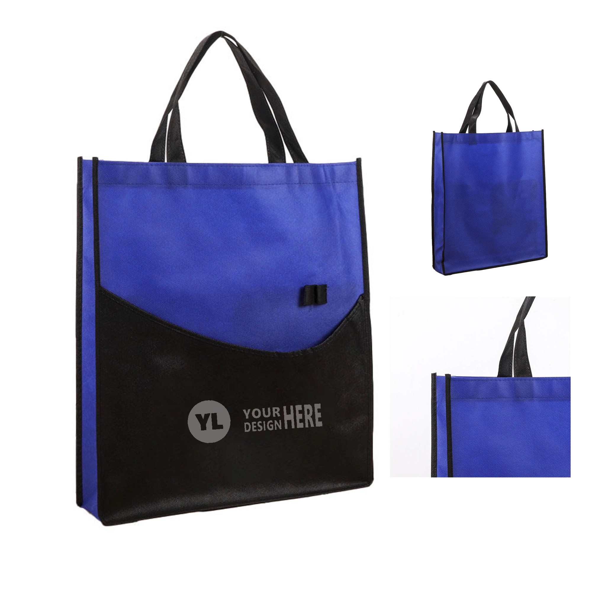 Non-woven Pocket Tote Bag 2