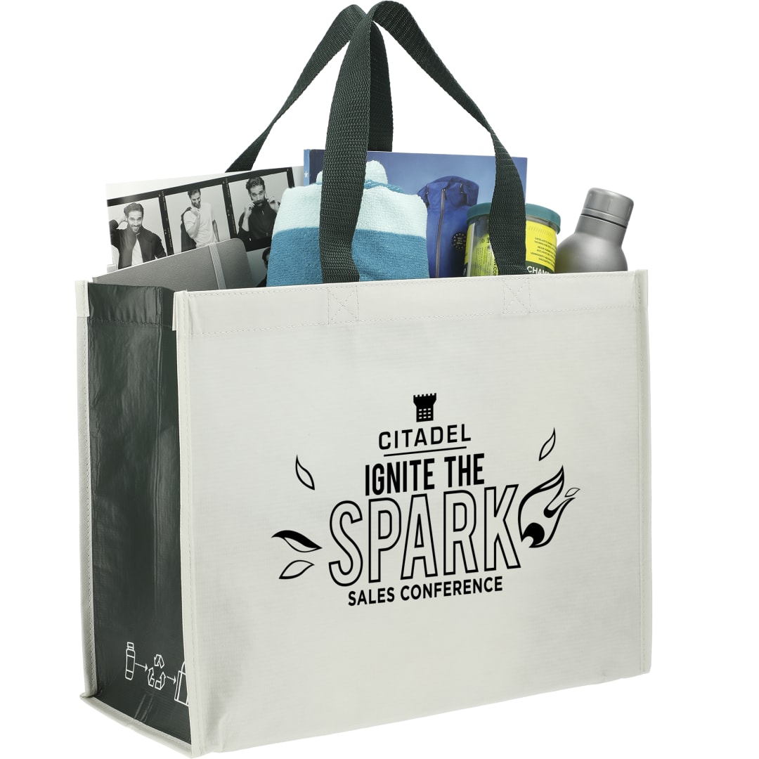 RPET Laminated Matte Shopper Tote 56