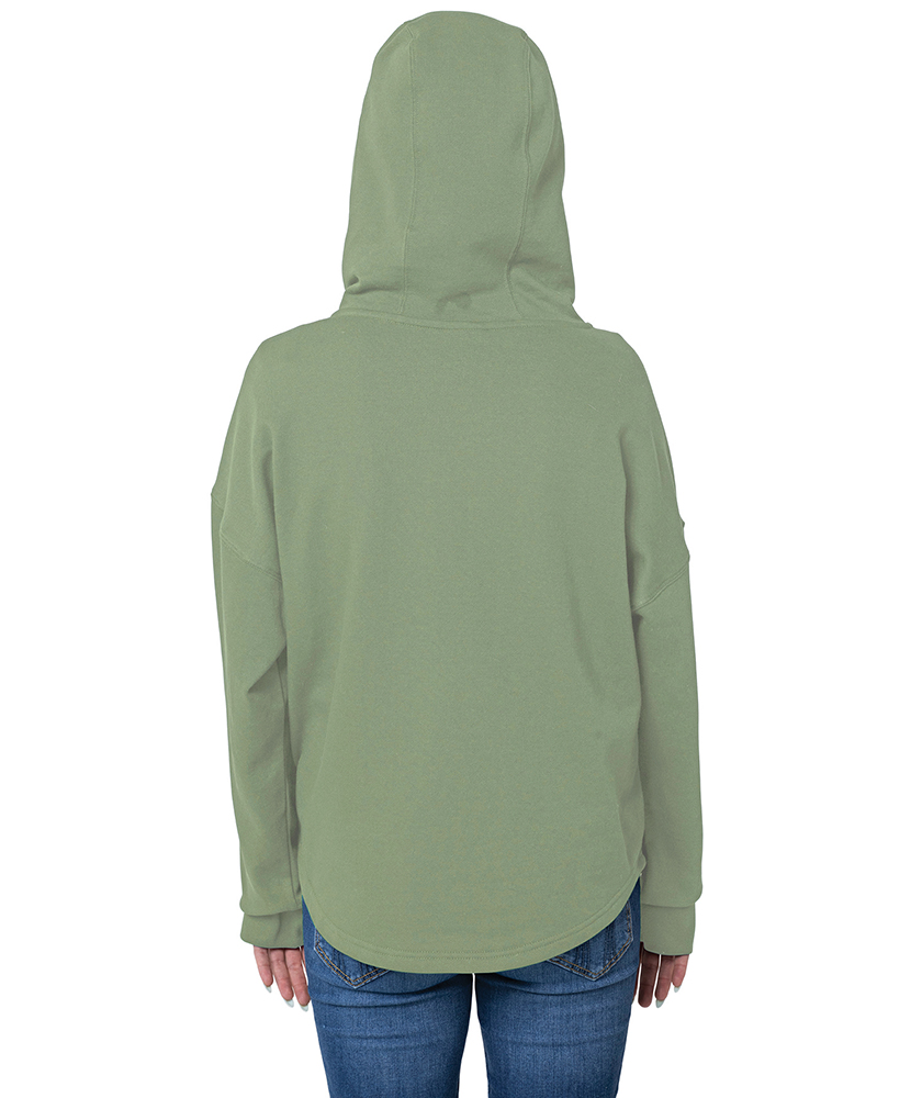 Women's Willow Scallop Hem Hoodie 113
