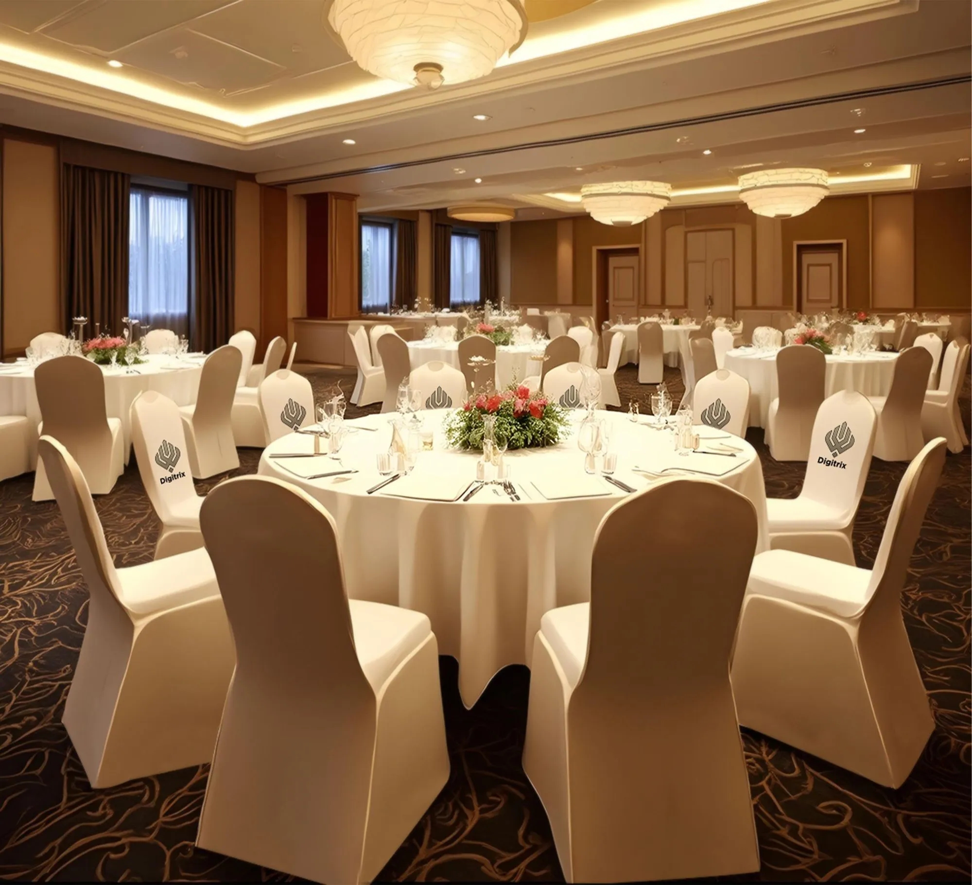Stretched Banquet Chair Covers (14.2" x 32.3") 5