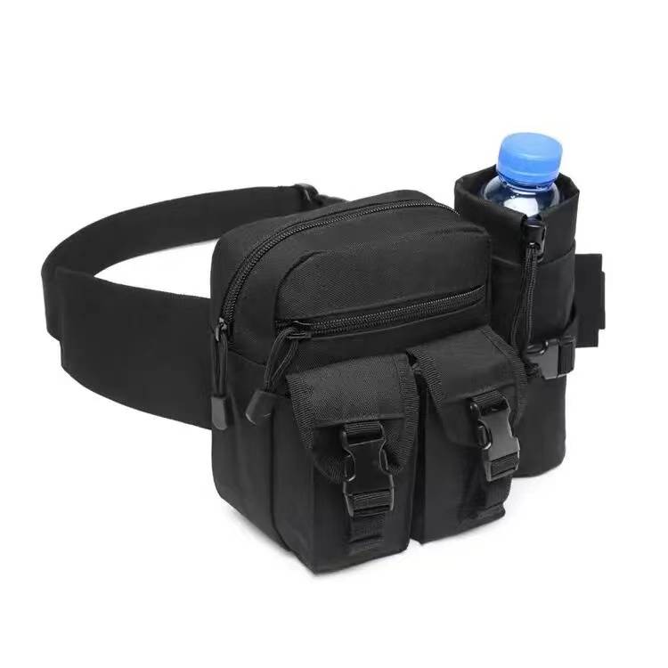Outdoor Tactical Waist Slip Pack With Water Bottle Holder 4