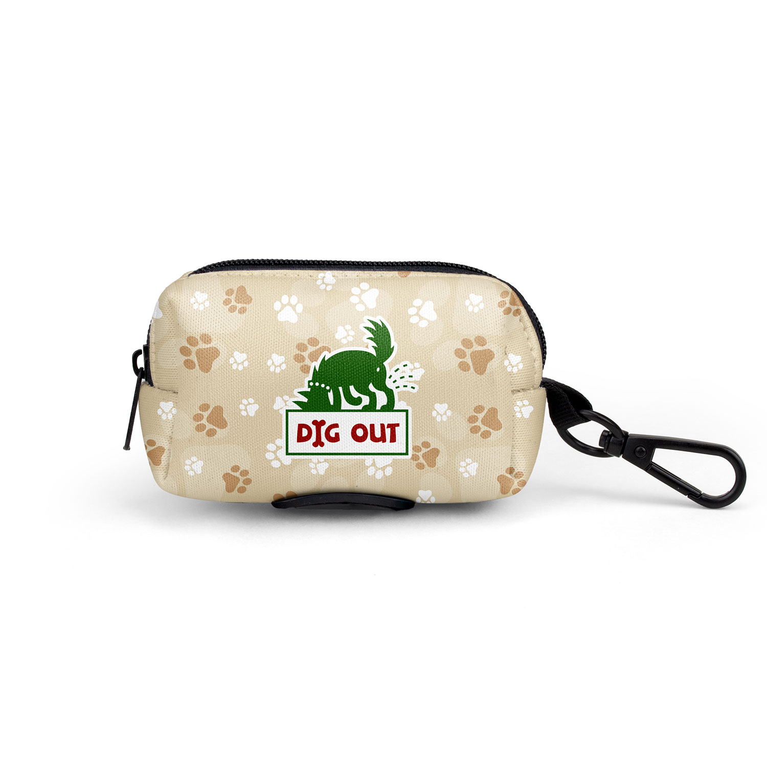 Bandoggies® Full Color Neoprene Style Poop Bag Holder with Starter Bags