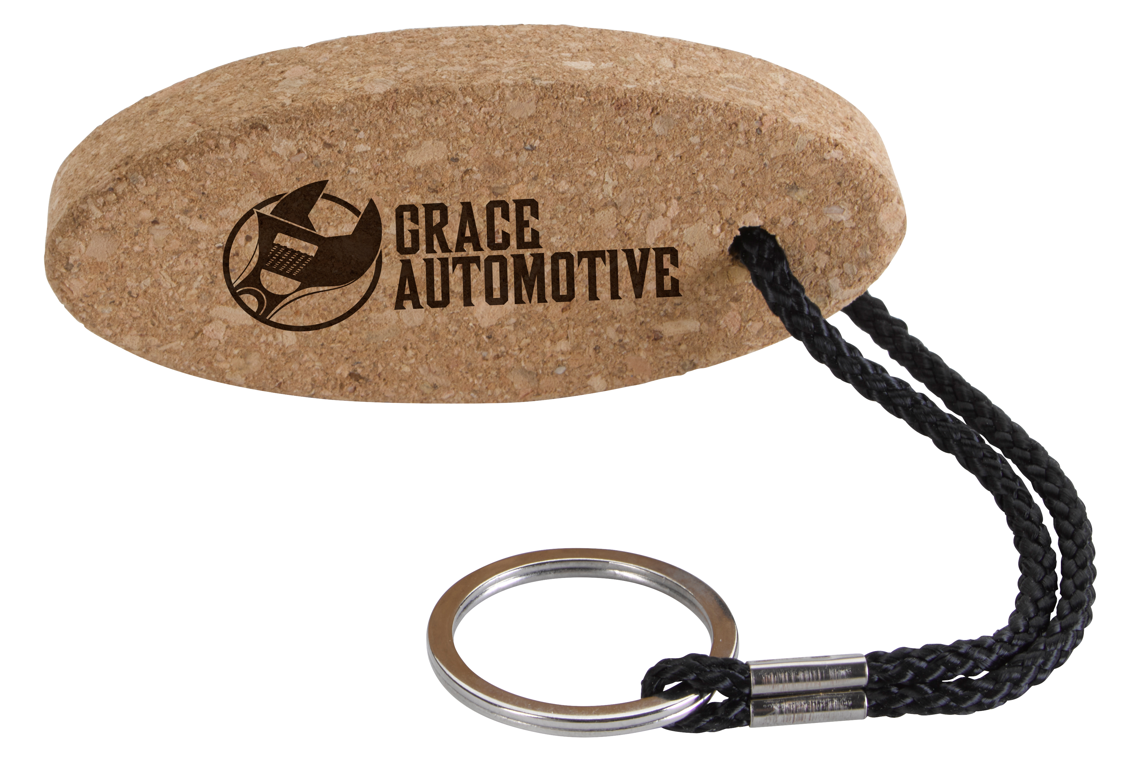 Buoy Oval Cork Keychain 8