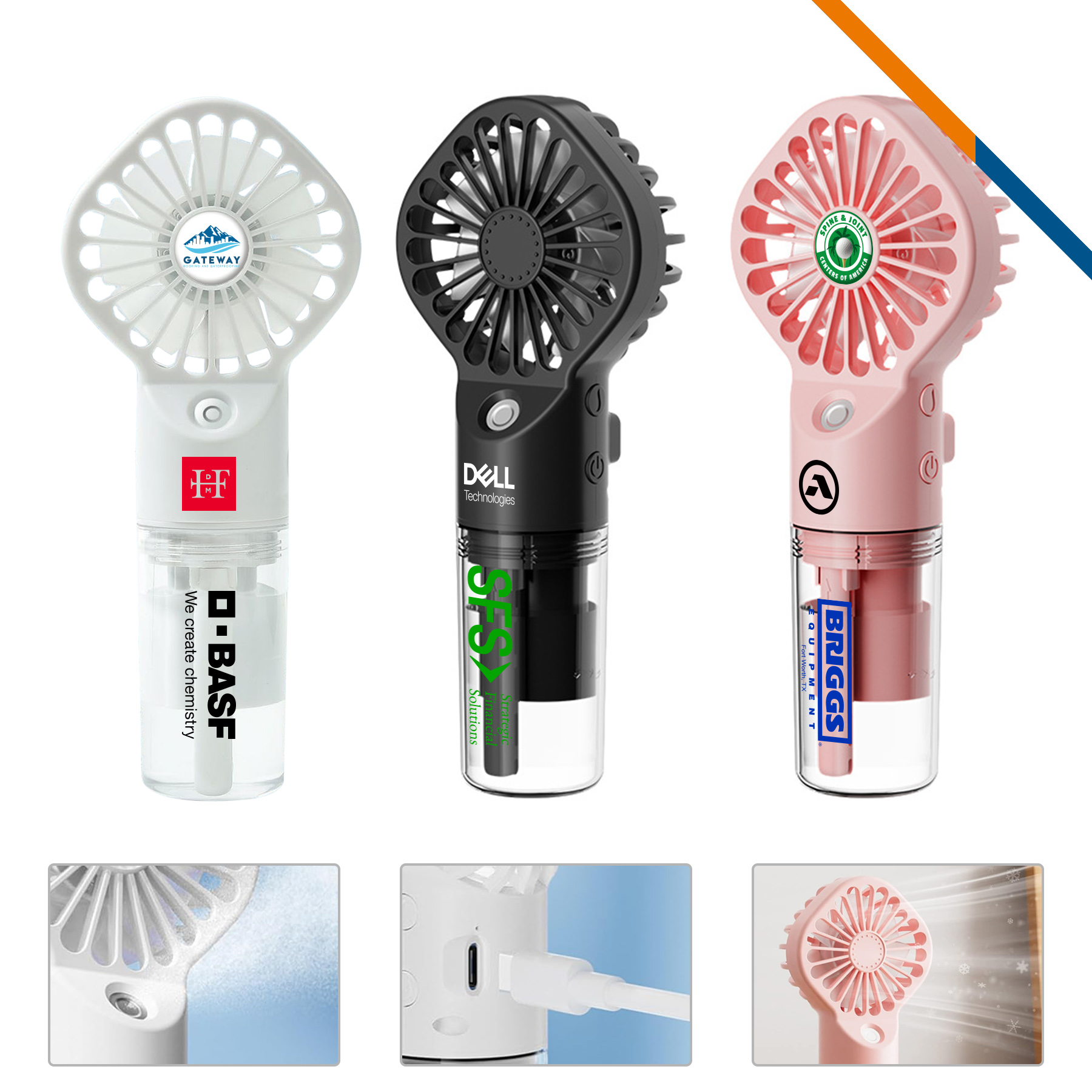 Sword Handheld Misting Fan 3