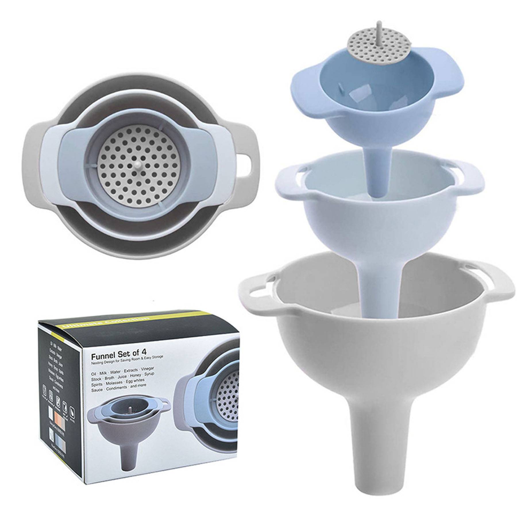 Four in one multifunctional funnel set 4