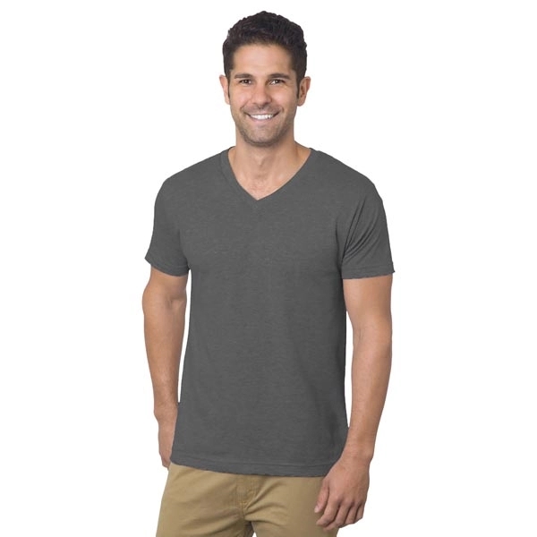 Unisex Fine Jersey V-Neck T-Shirt 5
