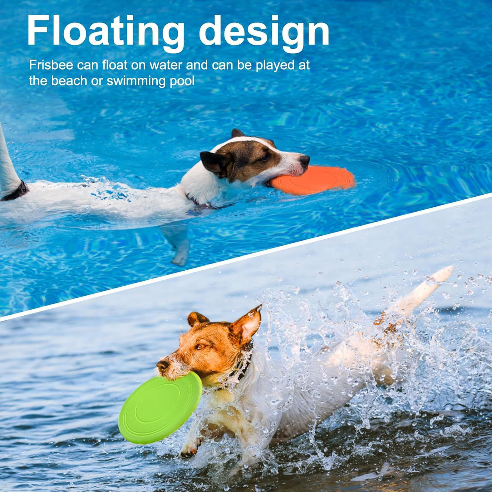 Silicone Frisbee Pet Dog Chewing Stick Toy 4